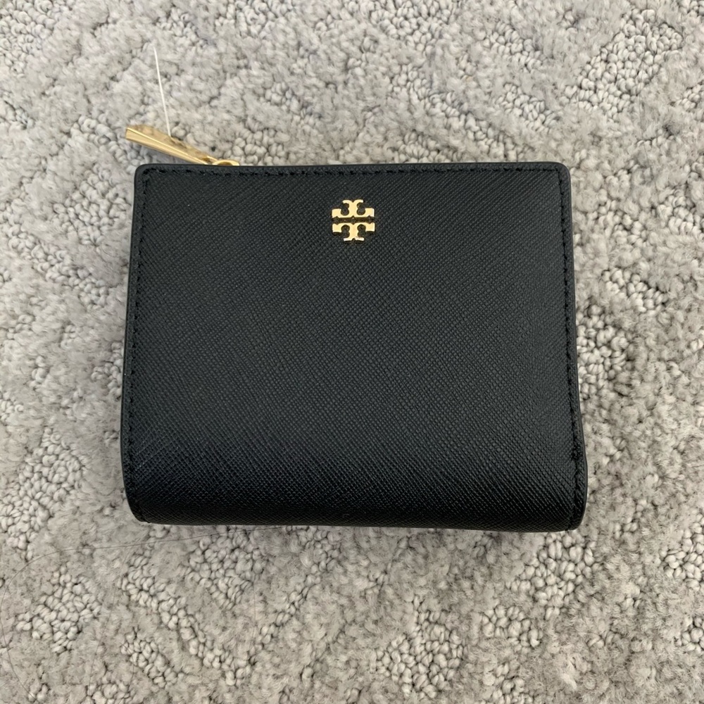 Emerson black Tory Burch wallet
